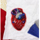 Christmas Ornament Bead Embroidery Kit "Heartbeat"