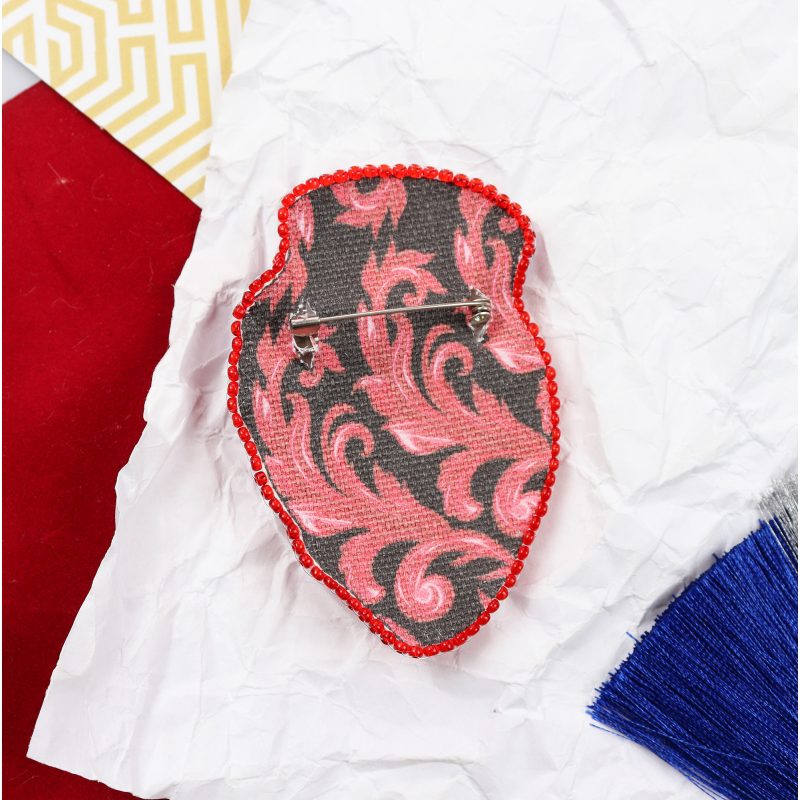 Christmas Ornament Bead Embroidery Kit "Heartbeat"