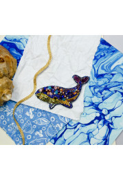 Christmas Ornament Bead Embroidery Kit "Blue whale"