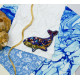Christmas Ornament Bead Embroidery Kit "Blue whale"
