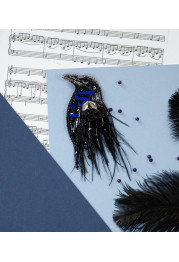 Christmas Ornament Bead Embroidery Kit "Harbinger of Darkness"