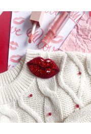 Christmas Ornament Bead Embroidery Kit "Passionate Kisses"
