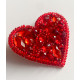 Christmas Ornament Bead Embroidery Kit "Little heart"
