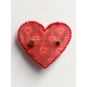 Christmas Ornament Bead Embroidery Kit "Little heart"