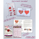 Christmas Ornament Bead Embroidery Kit "Little heart"
