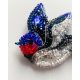 Christmas Ornament Bead Embroidery Kit "Song of the Swallow"
