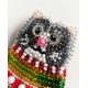 Christmas Ornament Bead Embroidery Kit "In a Sweater"