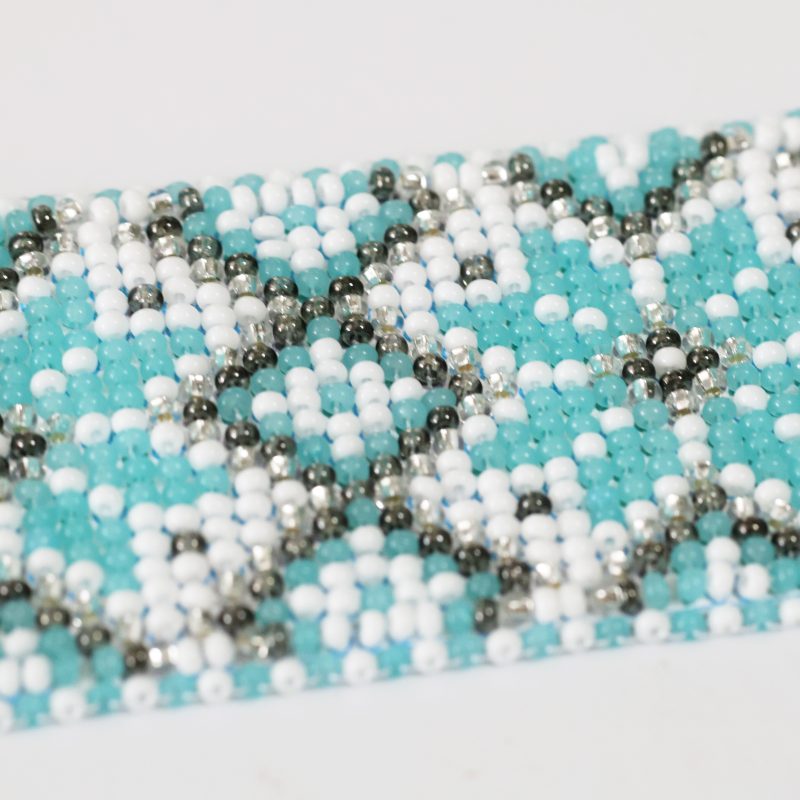 Bead Embroidery Kit on Art Canvas "Bracelet “Treasure of Traditions”"