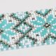 Bead Embroidery Kit on Art Canvas "Bracelet “Treasure of Traditions”"