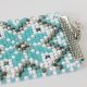 Bead Embroidery Kit on Art Canvas "Bracelet “Treasure of Traditions”"