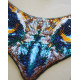 Bead Embroidery Kit on Art Canvas "Fearless Gaze"