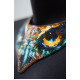 Bead Embroidery Kit on Art Canvas "Fearless Gaze"