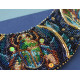 Bead Embroidery Kit on Art Canvas "Emerald Talisman"
