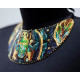 Bead Embroidery Kit on Art Canvas "Emerald Talisman"