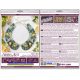 Bead Embroidery Kit on Art Canvas "Collar “Citrus Tenderness”"