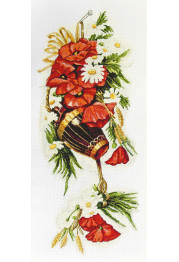 Cross Stitch Kit "Field flowers"