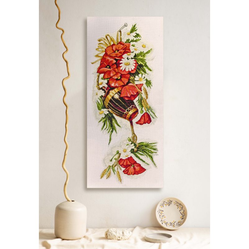 Cross Stitch Kit "Field flowers"