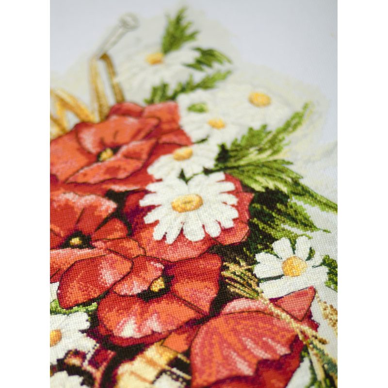 Cross Stitch Kit "Field flowers"