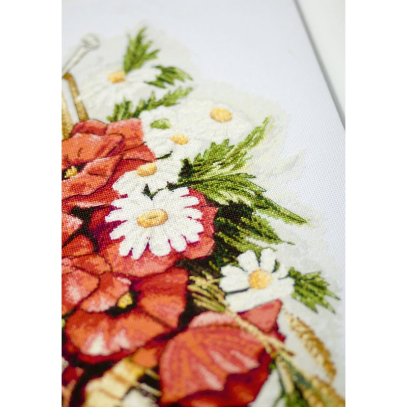 Cross Stitch Kit "Field flowers"