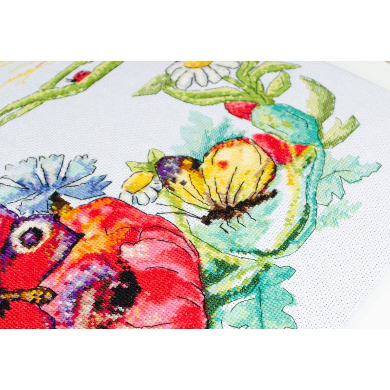 Cross Stitch Kit "Summer wreath"