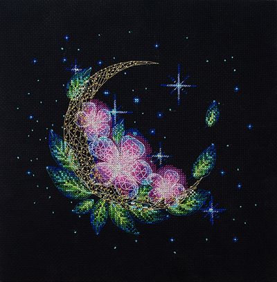 Cross Stitch Kit "Moonlight geometry"