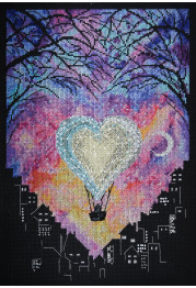 Cross Stitch Kit "Love in heaven"