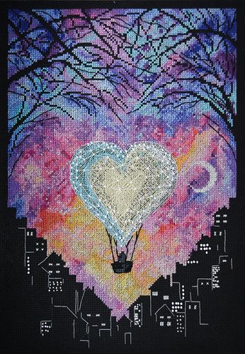 Cross Stitch Kit "Love in heaven"