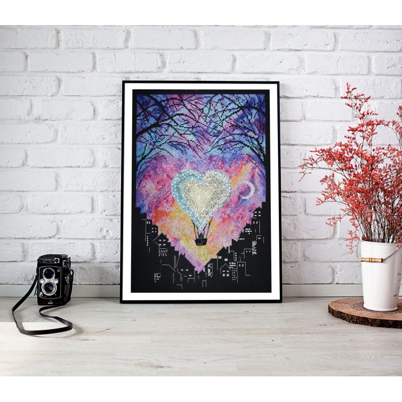 Cross Stitch Kit "Love in heaven"