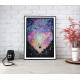 Cross Stitch Kit "Love in heaven"