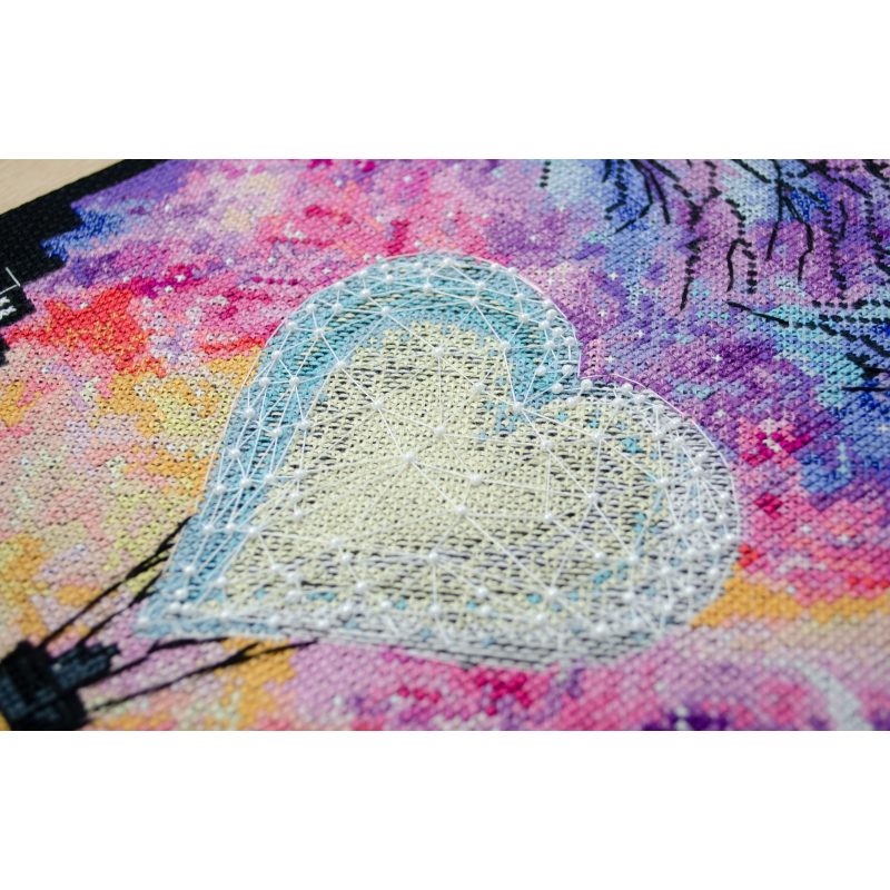 Cross Stitch Kit "Love in heaven"