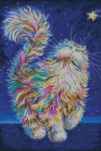 Cross Stitch Kit "A star is falling"
