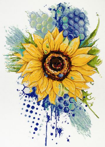 Cross Stitch Kit "The color of the sun"
