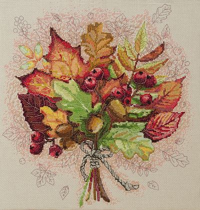 Cross Stitch Kit "Autumn moment"