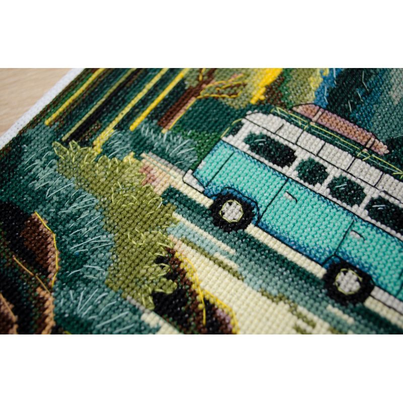 Cross Stitch Kit "Thirst for adventure"