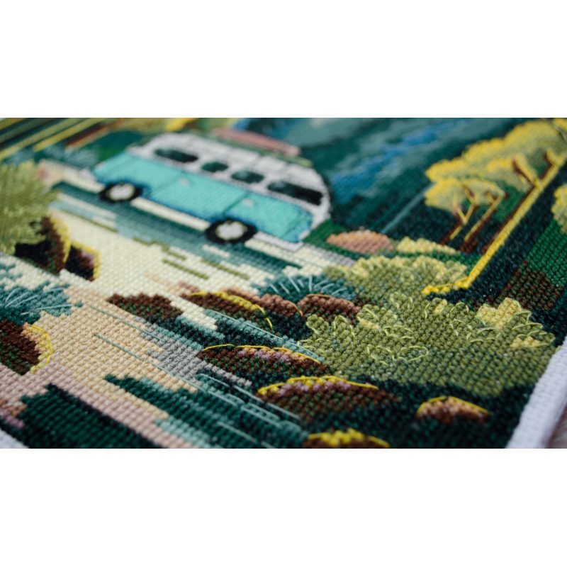 Cross Stitch Kit "Thirst for adventure"