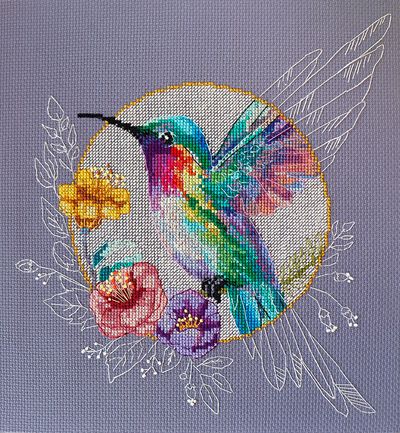 Cross Stitch Kit "Bird of paradise"