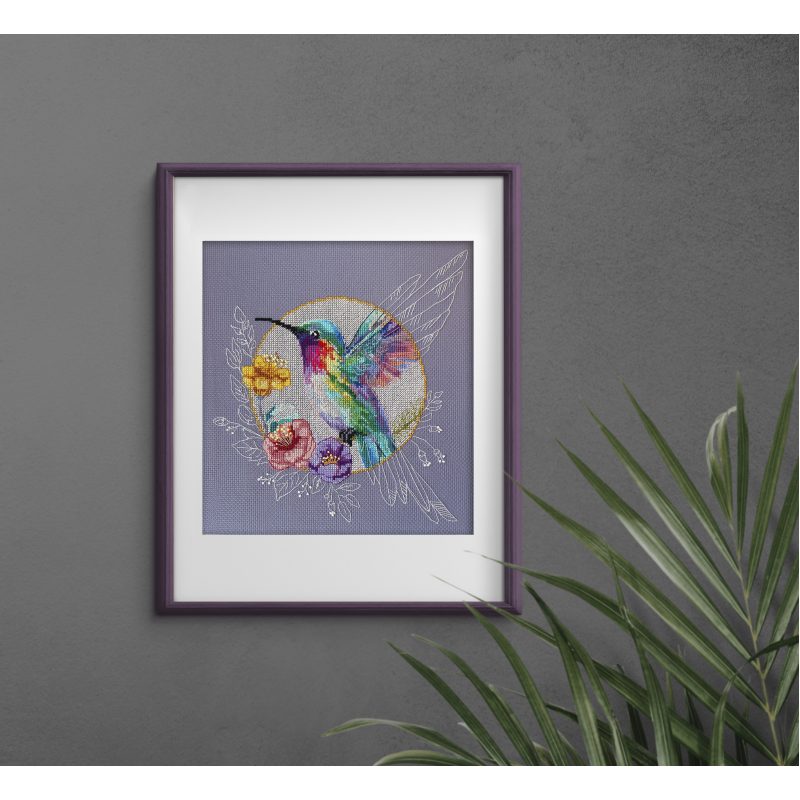 Cross Stitch Kit "Bird of paradise"