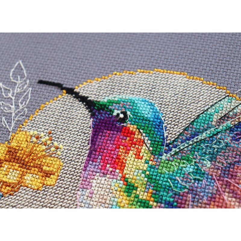 Cross Stitch Kit "Bird of paradise"