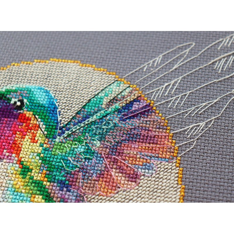 Cross Stitch Kit "Bird of paradise"