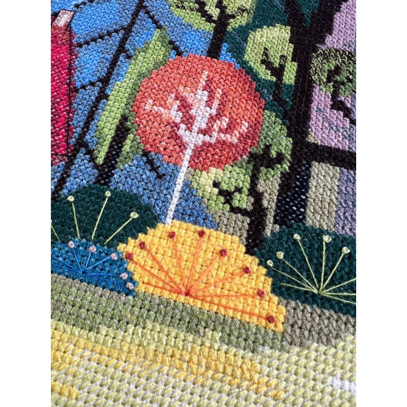 Cross Stitch Kit "Cozy in the forest"