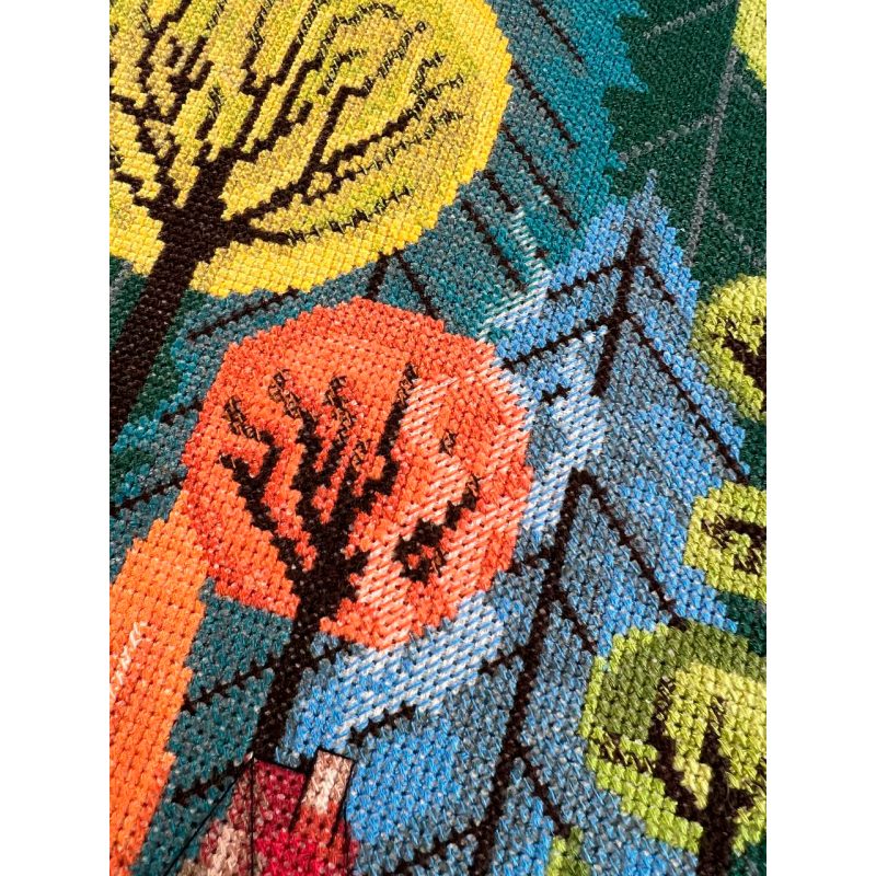 Cross Stitch Kit "Cozy in the forest"
