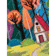 Cross Stitch Kit "Cozy in the forest"