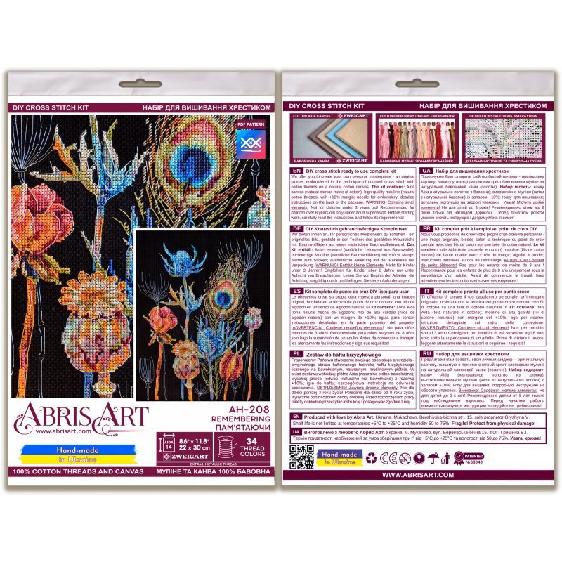 Cross Stitch Kit "Remembering"