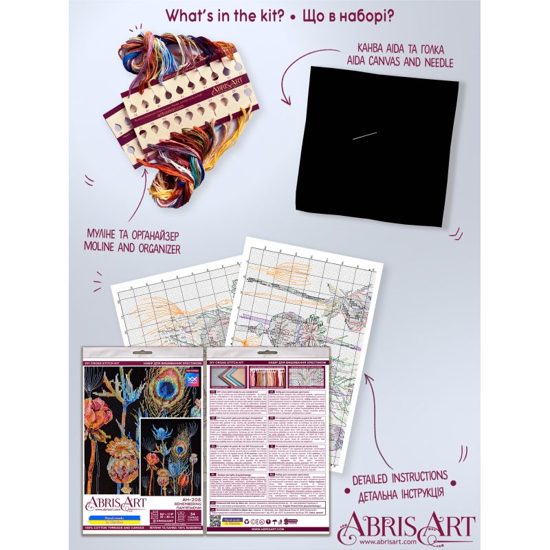 Cross Stitch Kit "Remembering"