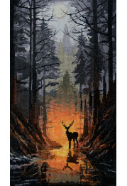 Cross Stitch Kit "Forest guard"