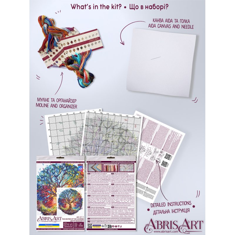 Cross Stitch Kit "The Center of the Universe"