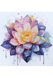Cross Stitch Kit "Shining lotus"
