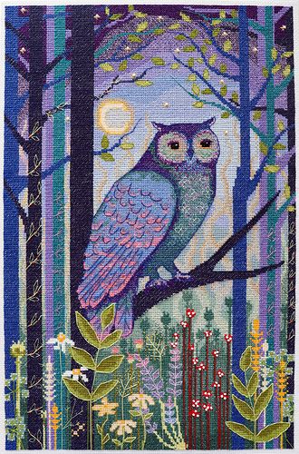 Cross Stitch Kit "Dense forest"