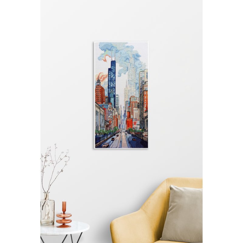 Cross Stitch Kit "Big city life"