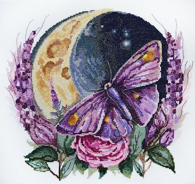Cross Stitch Kit "Enchanted by the moonlight"